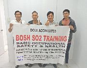 dole accredited bosh training, dole compliance bosh training, bosh training pampanga, bosh pampanga, safety officer 2 training, so2 training pampanga -- Seminars & Workshops -- Pampanga, Philippines