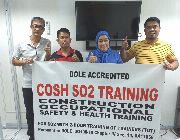 face to face training, cosh training, face to face cosh, dole accredited cosh, pcab accredited cosh, pcab cosh for amo, cosh amo, cosh ste, safety officer training -- Seminars & Workshops -- Quezon City, Philippines