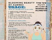 Blooming Beauty by Audrey products, Blooming beauty by audrey cream, bleaching cream, natural products, aloe vera, virgin coconut oil, blooming beauty by audrey whipp soap, milk, scar fade -- Everything Else -- Metro Manila, Philippines