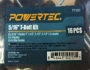 Powertec 71121 16-piece 5/16-inch T-Bolt Kit -- Home Tools & Accessories -- Metro Manila, Philippines