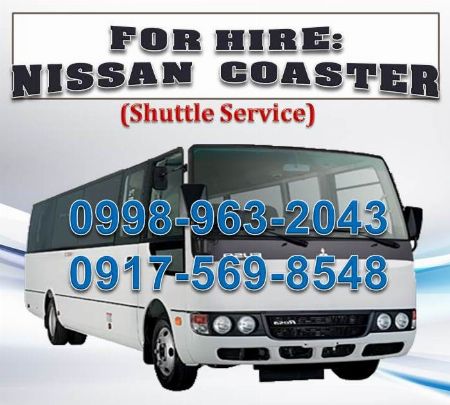 #Coasterforrent -- Vehicle Rentals Metro Manila, Philippines
