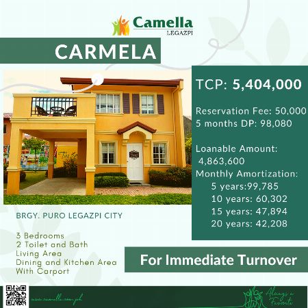 Carmela -- House & Lot Albay, Philippines