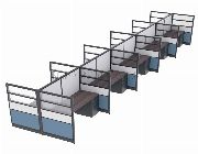 PARTITION OFFICE FURNITURE CUBICLES TABLES -- Furniture & Fixture -- Rizal, Philippines