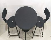 PLAIN BLACK METAL TABLE SET -- Furniture & Fixture -- Rizal, Philippines