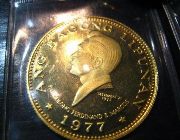 1977 1000 Piso Marcos Gold Coin Ang Bagong Lipunan -- Coins & Currency -- Metro Manila, Philippines