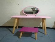 Beautiful Vanity Table with Detachable Mirror & Stool, Cute Vanity Table, Furniture Table -- Furniture & Fixture -- Metro Manila, Philippines