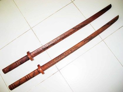 Wooden Training Sword Bokkens Samurai Katana Sword Philippiens [ Metal ...