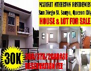 3BR Townhouse Marikit Atherton Residences Sauyo Quezon City -- House & Lot -- Metro Manila, Philippines