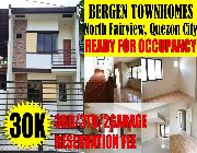3BR Townhouse Bergen Townhomes North Fairview Quezon City -- House & Lot -- Metro Manila, Philippines