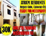 3BR Single Attached Atrium Residences Amparo Caloocan City -- House & Lot -- Metro Manila, Philippines