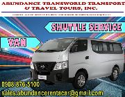 Shuttle Service -- Vehicle Rentals -- Metro Manila, Philippines