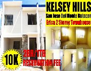 2BR Townhouse 48sqm. Erica Kelsey Hills San Jose Del Monte Bulacan -- House & Lot -- Bulacan City, Philippines
