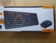 A4TECH USB KEYBOARD MOUSE KRS-8572 -- Peripherals -- Caloocan, Philippines
