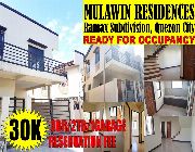 Php 30K Reservation 3BR Mulawin Residences Ramax Subdivision Quezon City -- House & Lot -- Quezon City, Philippines