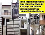 3 Storey 3BR Townhouse Mangga Residences Amparo Caloocan City -- House & Lot -- Caloocan, Philippines