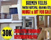 3BR Townhouse Bremen Villas North Fairview Quezon City -- House & Lot -- Quezon City, Philippines