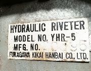 Hydraulic, Riveter, Hydraulic Riveter, Japan, YHR-5, japan surplus, surplus, lockerbi -- Office Supplies -- Valenzuela, Philippines