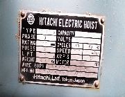 Hitachi, Cable, Hoist, 2.8, tons, Electric, Hoist, Trolley, control, japan surplus, cable hoist, electric hoist, 2.8t, 2.8 tons, 3t, 3 tons, Japan, surplus -- Everything Else -- Valenzuela, Philippines