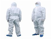 NON WOVEN DISPOSABLE COVERALL PROTECTIVE SUIT HOSPITAL PPE SUIT DISPOSABLE NON WOVEN MATERIAL COVER ALL SUIT -- Clothing -- Metro Manila, Philippines