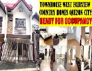 Country Homes 3BR Townhouse 100sqm. West Fairview Quezon City -- House & Lot -- Quezon City, Philippines