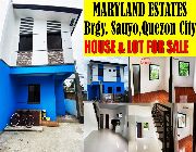 Maryland Estates 96sqm. 3BR Single Attached Unit SA-1-2 Sauyo Quezon City -- House & Lot -- Quezon City, Philippines