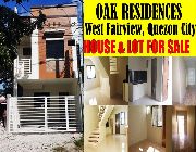 Oak Residences 88sqm. 3BR Townhouse West Fairview Quezon City -- House & Lot -- Quezon City, Philippines