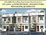 3BR Single Attached Maligaya Residences Unit- 5 & 6 Novaliches Quezon City -- House & Lot -- Quezon City, Philippines