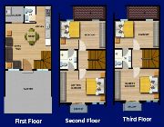 119sqm. 3 Storey 4BR Townhouse Dulalia Homes Valenzuela Metro Manila -- House & Lot -- Valenzuela, Philippines
