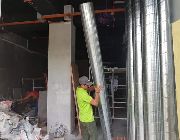 Spiral duct installation -- Architecture & Engineering -- Bulacan City, Philippines