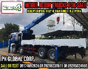 boom truck, crane, cargo crane, man lift, truck, 15 tons, daewoo, -- Other Vehicles -- Metro Manila, Philippines