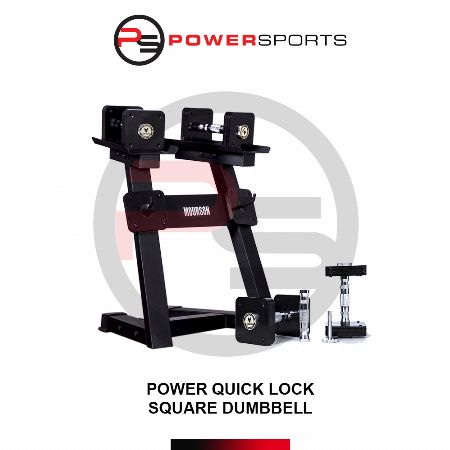 Power Quick Lock Square Dumbbell -- Exercise and Body Building Metro Manila, Philippines