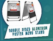 SINGLE OR DOUBLE SIDED POSTER MENU STAND -- Everything Else -- Taguig, Philippines