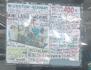 BL-180 MINI BENCH LATHE VARIABLE SPEED MACHINE WURKTON GERMANY MACHINES -- Everything Else -- Metro Manila, Philippines
