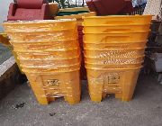 Yellow trash bin -- Outdoor Patio & Garden -- Metro Manila, Philippines