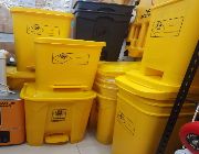 Yellow trash bin -- Outdoor Patio & Garden -- Metro Manila, Philippines