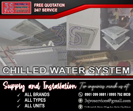 Chilled Water, Chilled-Water System, Chilled Water Installation, Chilled-Water Aircon -- Architecture & Engineering Metro Manila, Philippines