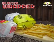 burger wrapper, food wrappers, greaseproof, tray liners, placemat, basket liner, sandwich wrapper, customized burger wrapper, custom-printed burger wrappers, printed burger wrappers -- Food & Beverage -- Metro Manila, Philippines