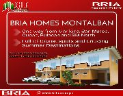 house for sale, near Quezon City, with parking, 2 bedrooms, thru Pagibig, 5K reservation fee, bria homes montalban, -- Townhouses & Subdivisions -- Rizal, Philippines