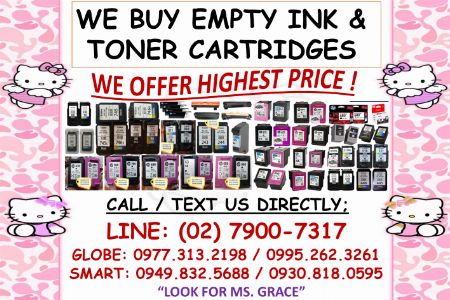 EMPTY INK CARTRIDGES,EMPTY INK,CARTRIDGES,EMPTY CARTRIDGES -- Printers & Scanners Metro Manila, Philippines