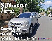 CAR RENTALS -- Vehicle Rentals -- Metro Manila, Philippines