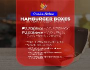 Paper, Hamburger, Kraft, SDC, Boxes, food packaging -- Other Services -- Valenzuela, Philippines