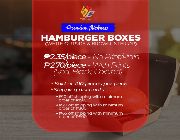 Paper, Hamburger, Kraft, SDC, Boxes, food packaging, white -- Other Services -- Valenzuela, Philippines