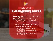 Paper, Hamburger, Kraft, SDC, Boxes, food packaging, white, Budget friendly -- Other Services -- Valenzuela, Philippines