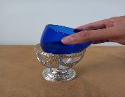Chalice with Cobalt Blue glass -- All Antiques & Collectibles -- Metro Manila, Philippines