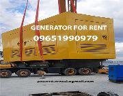 Low noise silent type Diesel trailer mounted heavy duty skid mounted 220 440 3 phase single phase 20 kva - 150 kva generator for rent. -- Rental Services -- Cavite City, Philippines