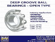 Deep Groove Ball Bearing - Open type, LYC, Bearings, Nare Tools -- Everything Else -- Metro Manila, Philippines