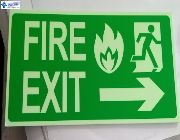 fire exit signs, glow in the dark, photoluminescent, philippines -- Advertising Services -- Cavite City, Philippines