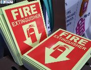 Glow in the Dark, Fire Extinguisher Signs, Philippines -- Advertising Services -- Cavite City, Philippines