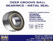 Deep Groove Ball Bearing - Metal Seal, LYC, Nare Tools -- Everything Else -- Metro Manila, Philippines