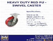 Heavy Duty Red PU Swivel Caster - 4",5",6",8", Nare Tools, Sonic -- Everything Else -- Metro Manila, Philippines